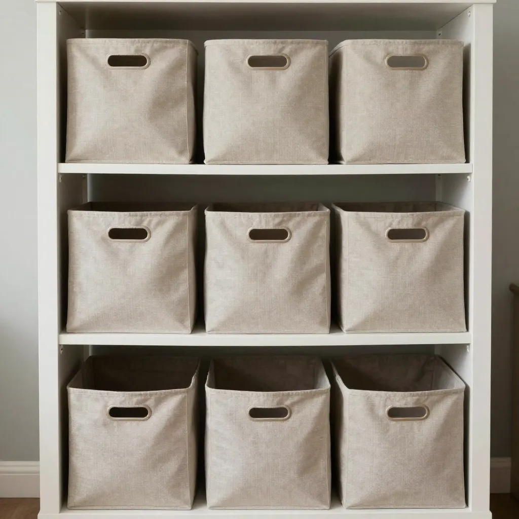 Minimalist wardrobe design with organized storage compartments